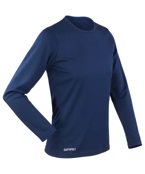 Spiro Women's Quick-Dry Long Sleeve T-Shirt Navy