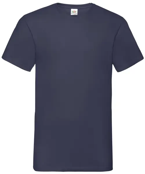 Fruit of the Loom Valueweight V-neck T Navy