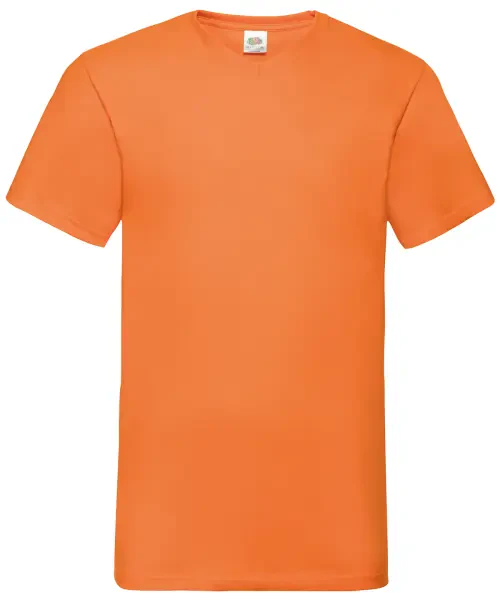 Fruit of the Loom Valueweight V-neck T Orange