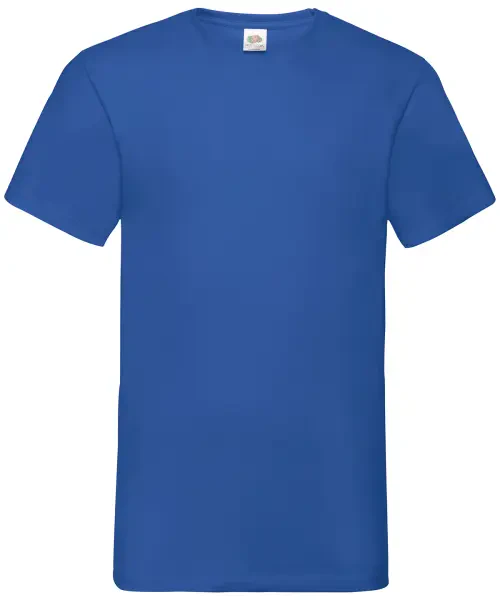 Fruit of the Loom Valueweight V-neck T Royal Blue