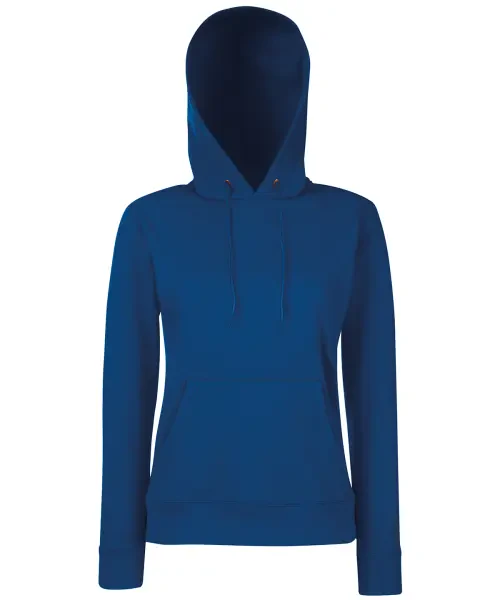 Fruit of the Loom Women's Classic 80/20 Hooded Sweatshirt Navy