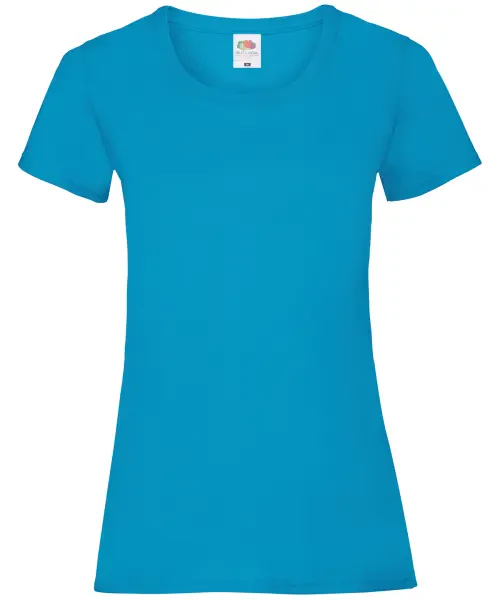 Fruit of the Loom Women's Valueweight T Azure Blue