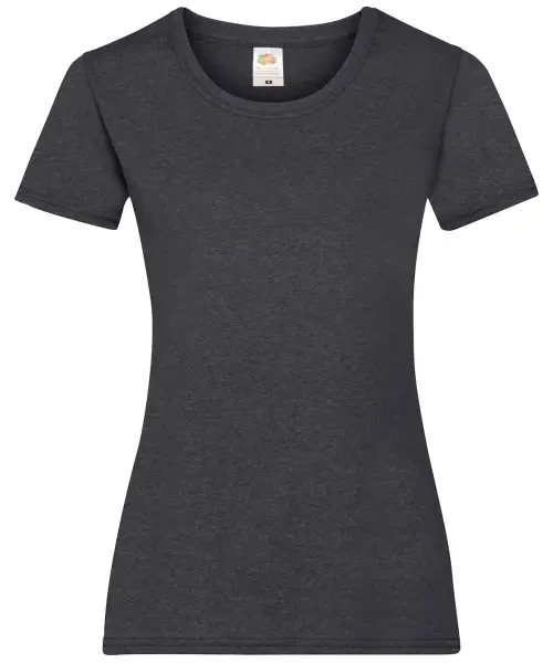 Fruit of the Loom Women's Valueweight T Dark Heather Grey