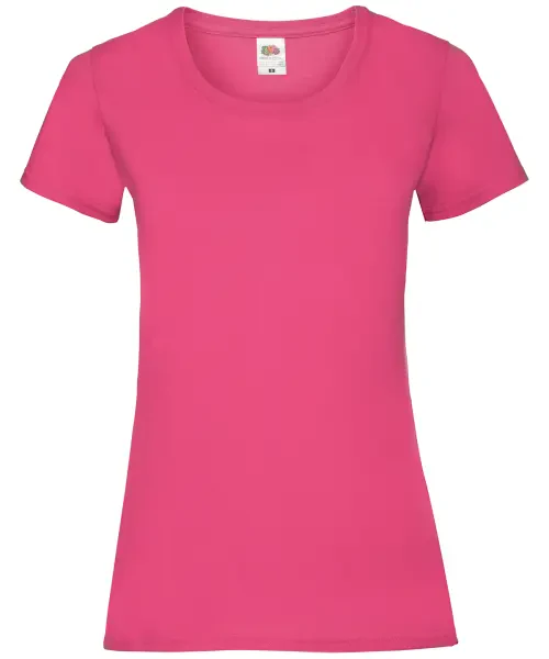 Fruit of the Loom Women's Valueweight T Fuchsia