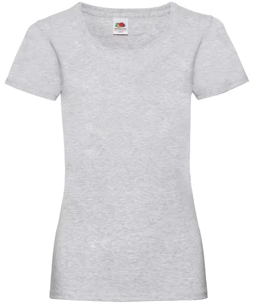 Fruit of the Loom Women's Valueweight T Heather Grey