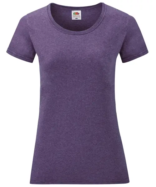 Fruit of the Loom Women's Valueweight T Heather Purple