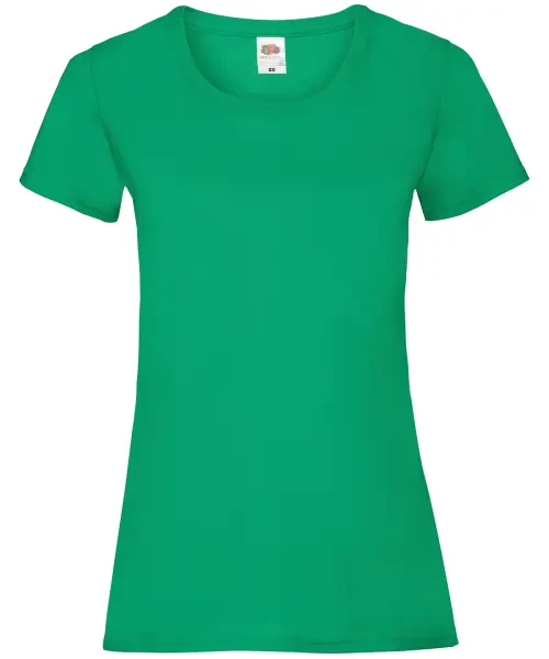 Fruit of the Loom Women's Valueweight T Kelly Green