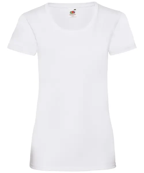 Fruit of the Loom Women's Valueweight T White