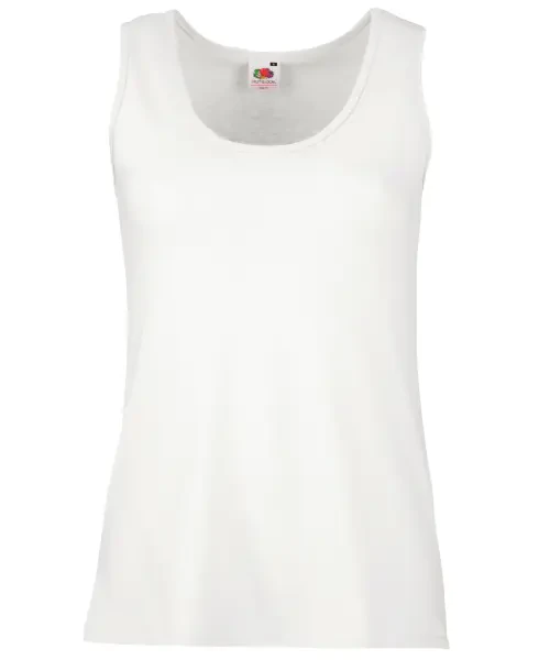 Fruit of the Loom Women's Valueweight Vest White