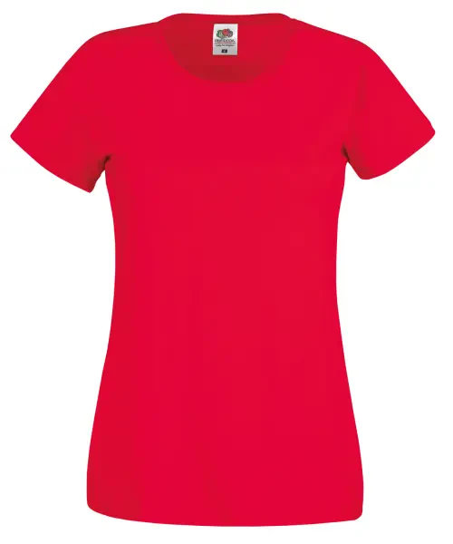 Fruit of the Loom Women's Original T Red