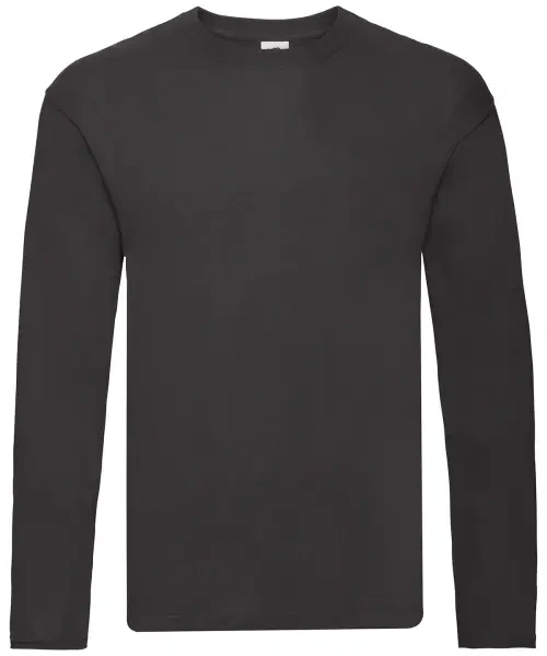 Fruit of the Loom Original Long Sleeve T Black