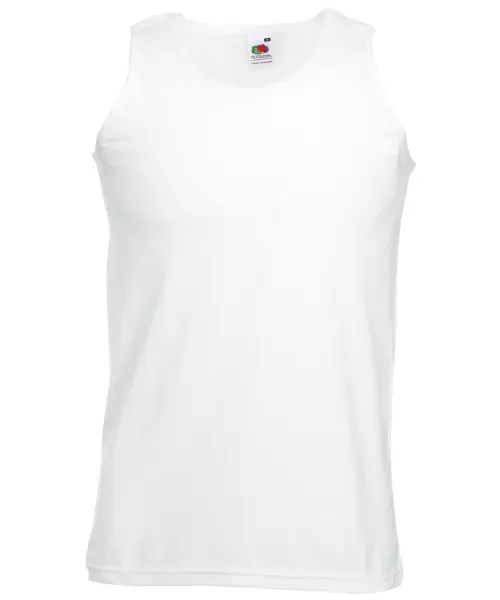 Fruit of the Loom Valueweight Athletic Vest White