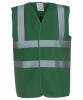 Yoko Hi-Vis 2 Band and Braces Waistcoat (HVW100) Paramedic Green