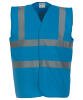 Yoko Hi-Vis 2 Band and Braces Waistcoat (HVW100) Sapphire