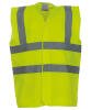 Yoko Hi-Vis 2 Band and Braces Waistcoat (HVW100) Yellow