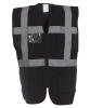 Yoko Multifunctional Executive Hi-Vis Waistcoat (HVW801) Black