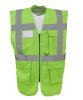 Yoko Multifunctional Executive Hi-Vis Waistcoat (HVW801) Lime