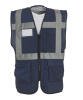 Yoko Multifunctional Executive Hi-Vis Waistcoat (HVW801) Navy