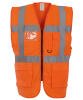 Yoko Multifunctional Executive Hi-Vis Waistcoat (HVW801) Orange