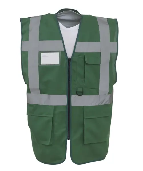 Yoko Multifunctional Executive Hi-Vis Waistcoat (HVW801) Paramedic Green