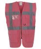 Yoko Multifunctional Executive Hi-Vis Waistcoat (HVW801) Pink