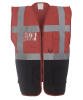 Yoko Multifunctional Executive Hi-Vis Waistcoat (HVW801) Red/Black