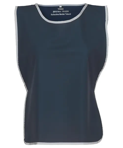 Yoko Hi-Vis Reflective Border Tabard (HVJ259) Navy