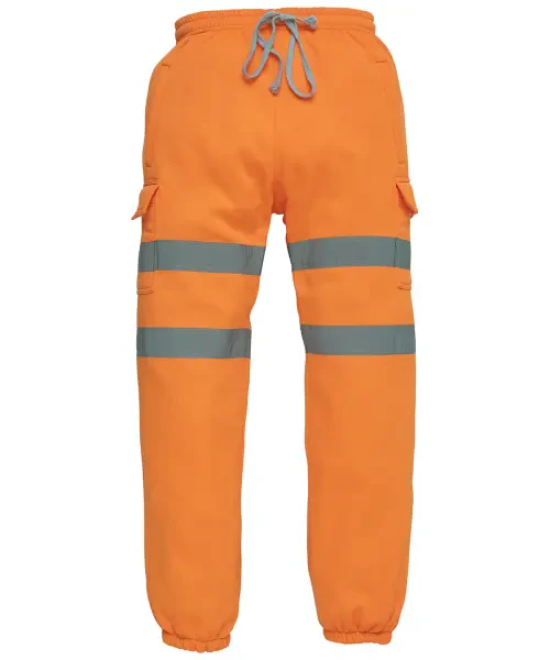 Yoko Hi-Vis Jogging Pants (HV016T) Orange