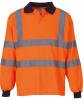 Yoko Hi-Vis Long Sleeve Polo (HVJ310) Orange