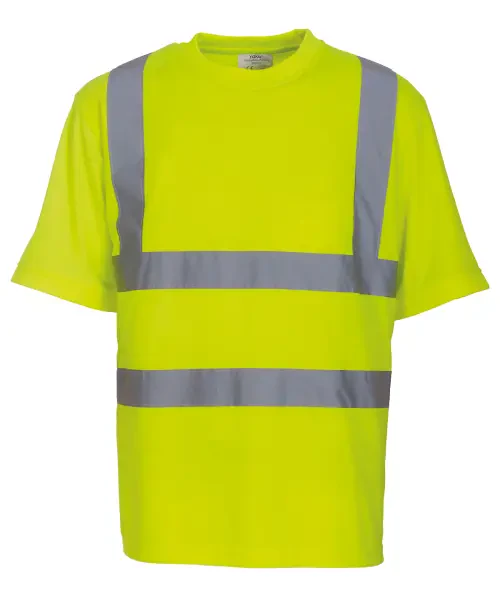 Yoko Hi-Vis Short Sleeve T-Shirt (HVJ410) Yellow