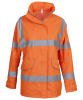 Yoko Women's Hi-Vis Executive Jacket (HVP189) Orange