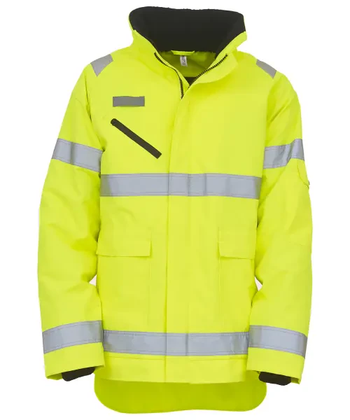 Yoko Hi-Vis Fontaine Storm Jacket (HVP309) Yellow