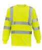 Yoko Hi-Vis Long Sleeve T-Shirt (HVJ420) Yellow