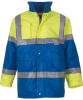 Yoko Hi-Vis Contrast Jacket (HVP303) Yellow/Royal Blue