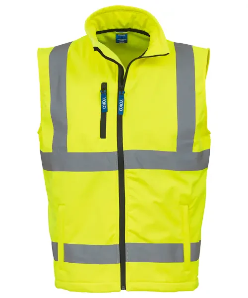 Yoko Hi-Vis Softshell Gilet (hv006) Yellow