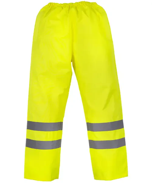 Yoko Hi-Vis Waterproof Overtrousers (HVS461) Yellow