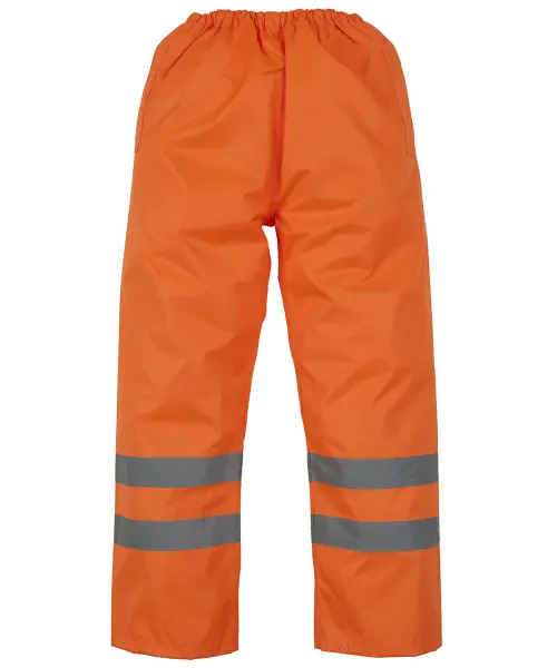 Yoko Hi-Vis Waterproof Overtrousers (HVS462) Orange