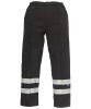 Yoko Reflective Polycotton Ballistic Trousers (BS015T) Black