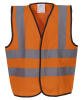 Yoko Kids Hi-Vis 2 B&B Waistcoat (HVW100CH) Orange