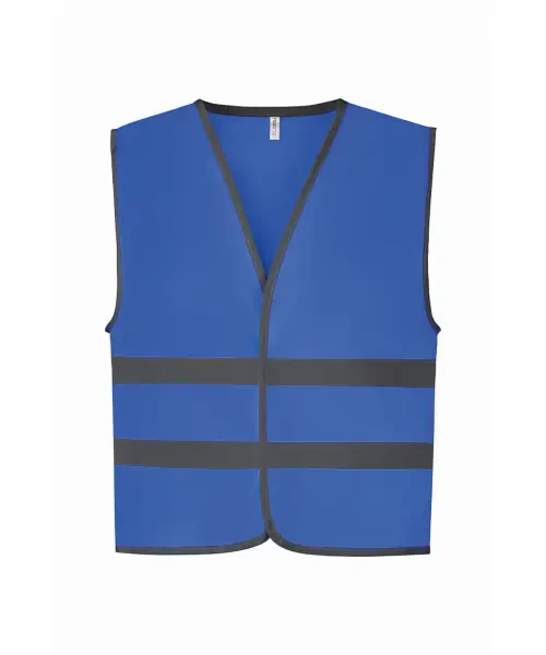 Yoko Hi-Vis Reflective Border Kids Waistcoat (HVW102CH) Royal Blue