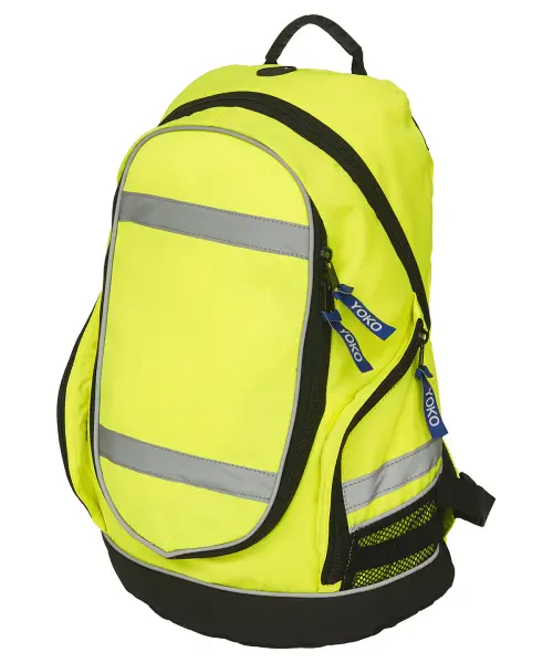 Yoko Hi-Vis London Rucksack (YK8001) Yellow