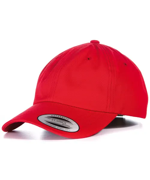 Flexfit by Yupoong Dad Hat Baseball Strap Back (6245CM) Red