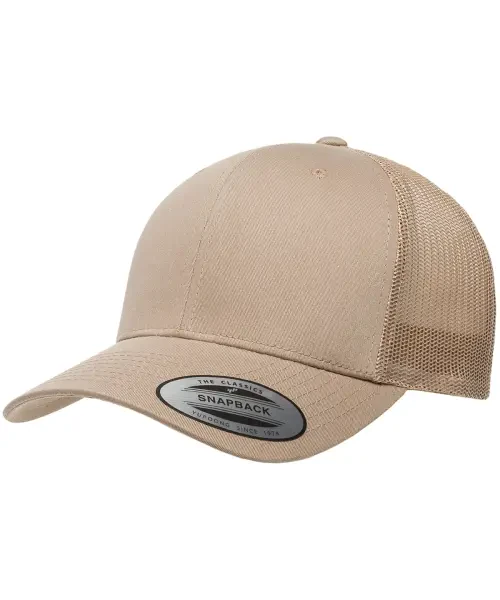 Flexfit by Yupoong Retro Trucker Cap (6606) Khaki