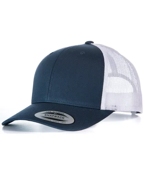 Flexfit by Yupoong Retro Trucker Cap (6606) Navy/White