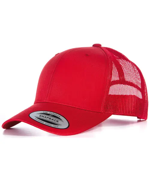 Flexfit by Yupoong Retro Trucker Cap (6606) Red