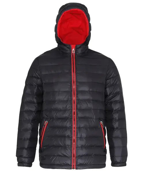 2786 Padded Jacket Black/red