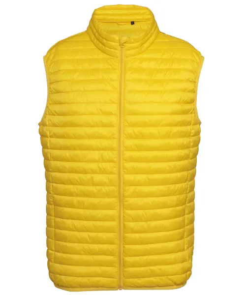 2786 Tribe Fineline Padded Gilet Bright Yellow