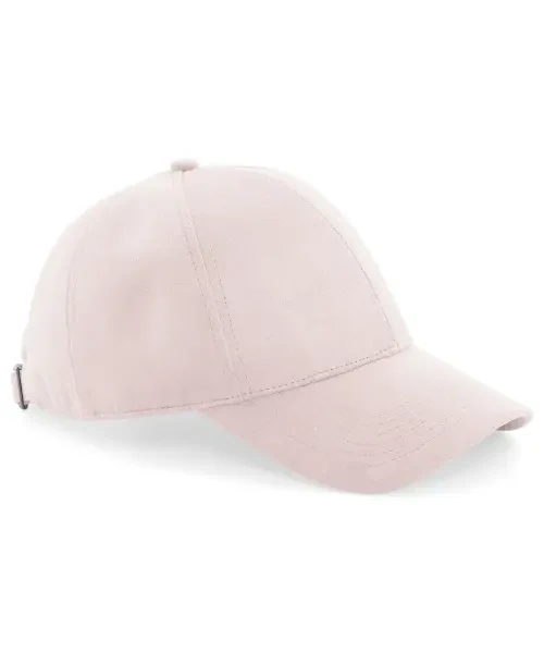 Beechfield Faux Suede 6-Panel Cap Dusky Pink