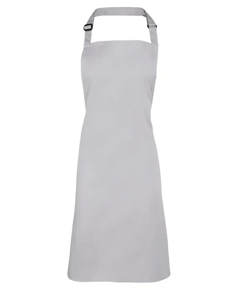 Premier Colours Bib Apron Silver