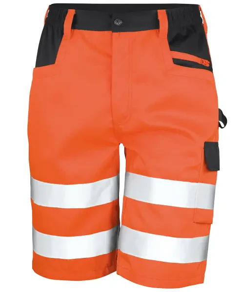 Result Safety Cargo Shorts Orange